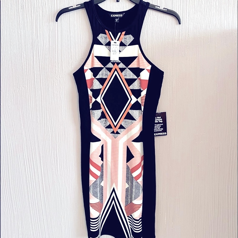 Express Dresses Fitted Boho NWT